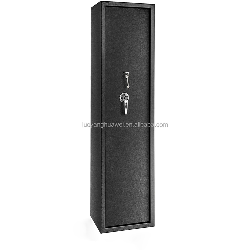 Luoyang mechanic key lock gun safe box hidden safe vault steel 3 5 8 12  ri-fles storage long Gun metal safety cabinet