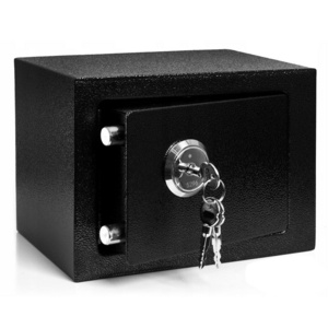 Cheap money safe box steel key lock security cash box money safe hidden safety storage cabinet  for money safes box