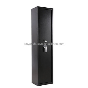 Luoyang gun safe cabinet steel mechanic key lock gun safe box 3 5 8 12  ri-fles storage hidden long Gun safe for home