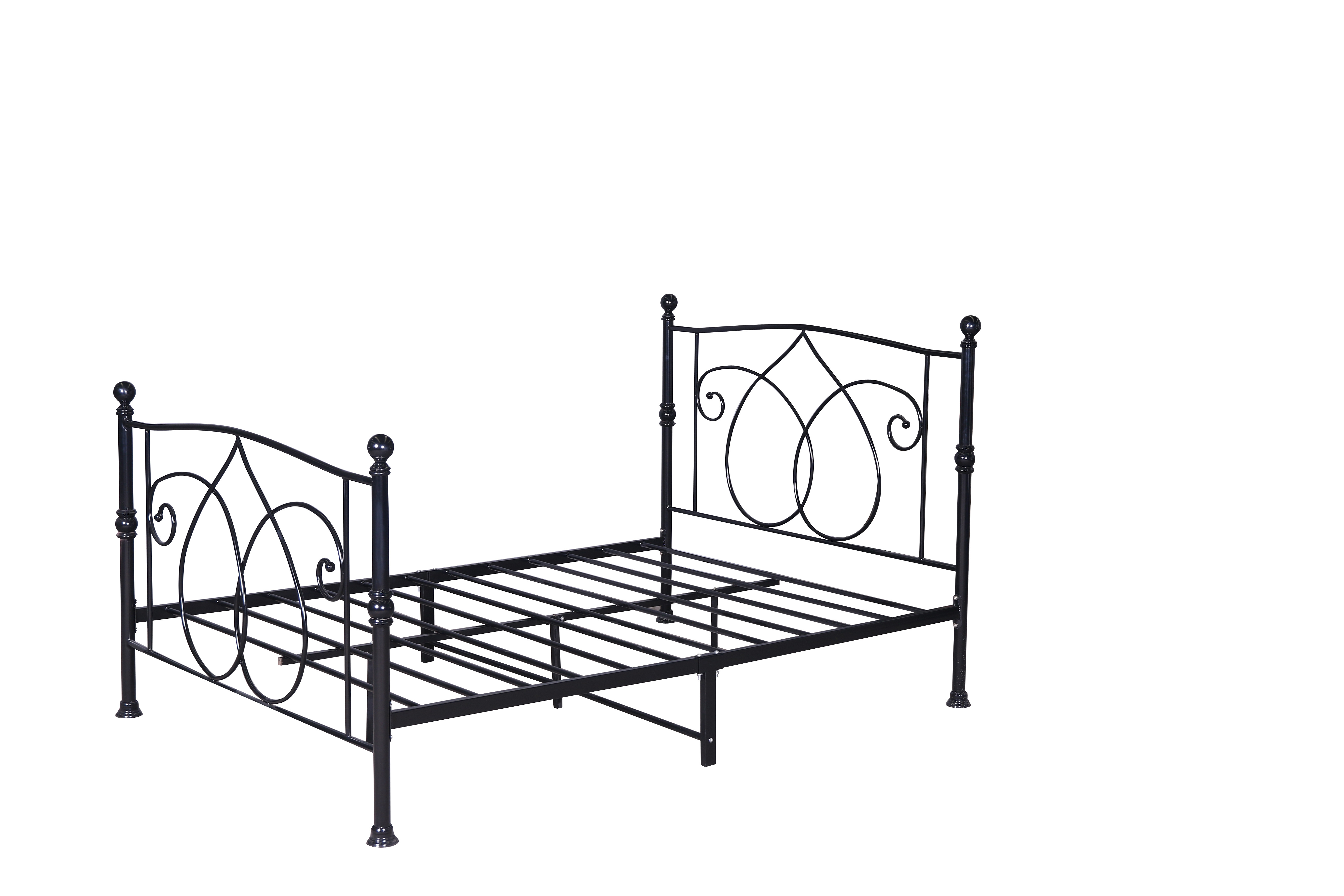 Most Popular Cheap Price Bed Frame Customized Sizes Metal Frame Metal Bed For Bedroom Furniture