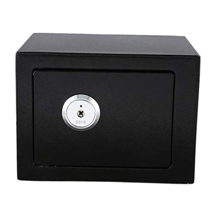 Cheap money safe box steel key lock security cash box money safe hidden safety storage cabinet  for money safes box