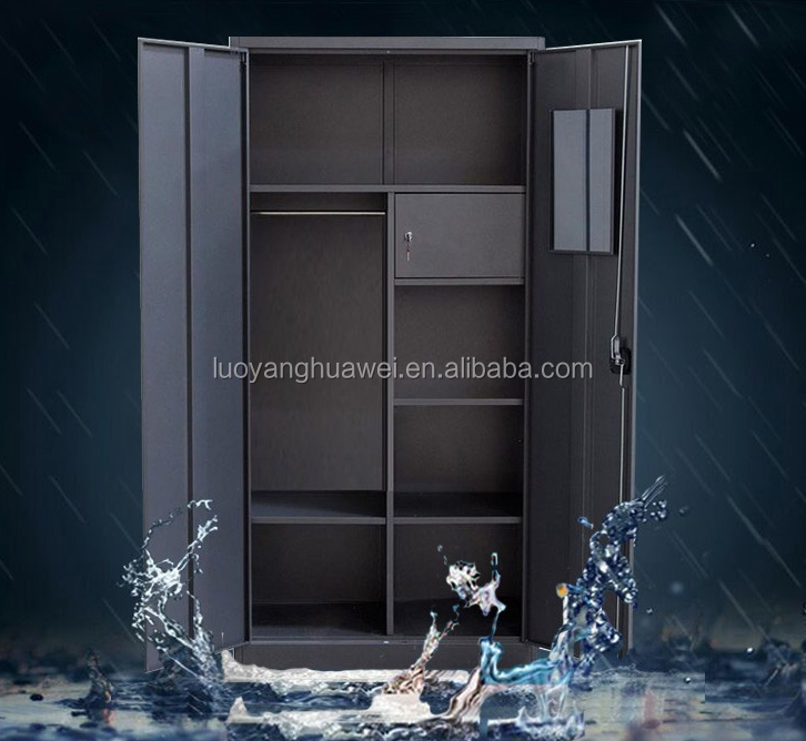 Bedroom Steel almirah metal clothes wardrobe