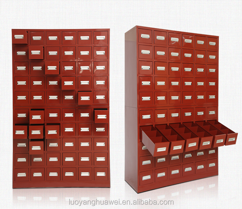 2018 Chinese Hospital Pharmacy Multi Drawers Stainless Medicine Cabinet