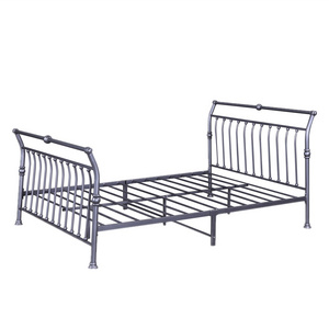 Most Popular Cheap Price Bed Frame Customized Sizes Metal Frame Metal Bed For Bedroom Furniture