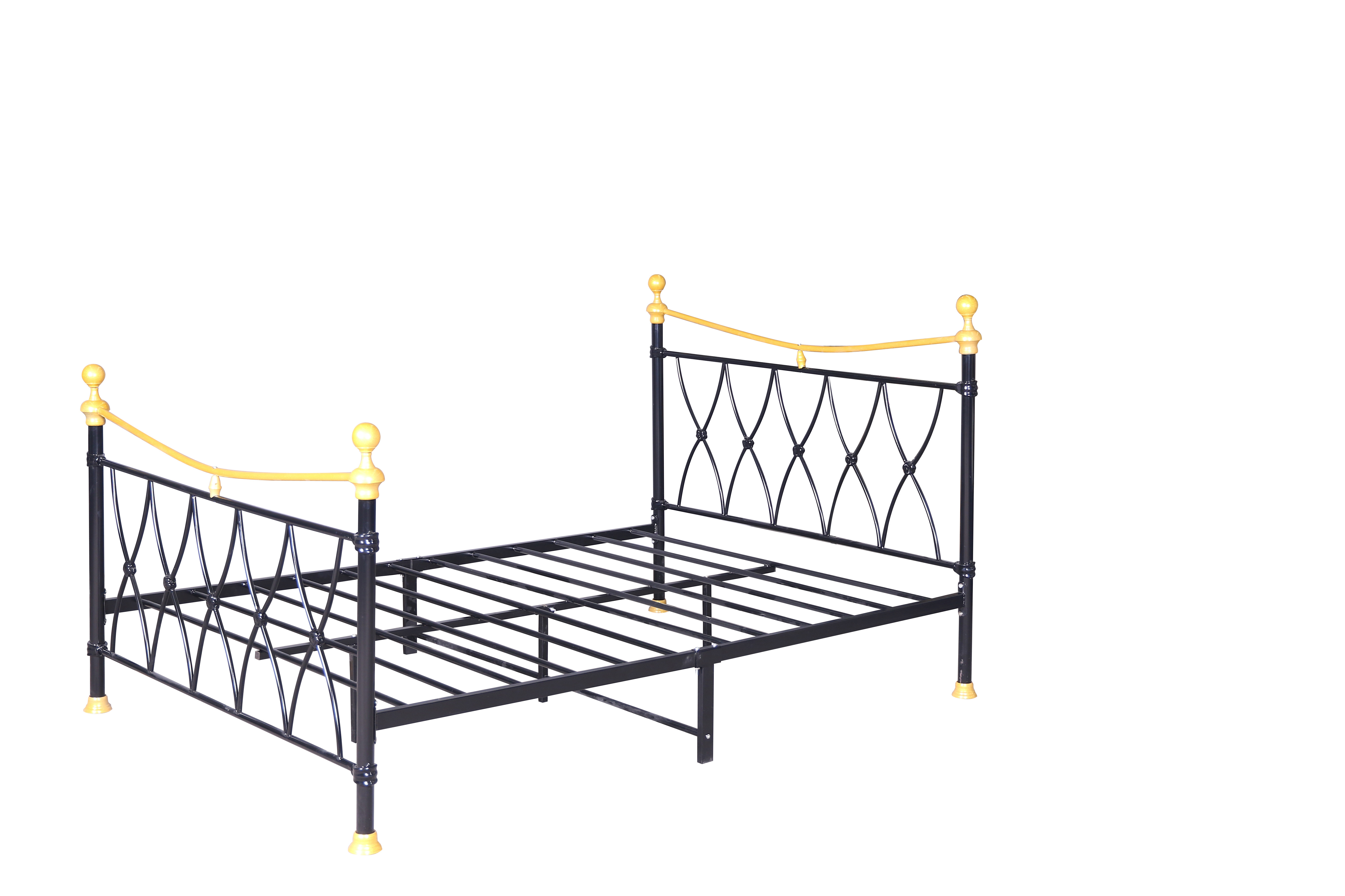 Most Popular Cheap Price Bed Frame Customized Sizes Metal Frame Metal Bed For Bedroom Furniture