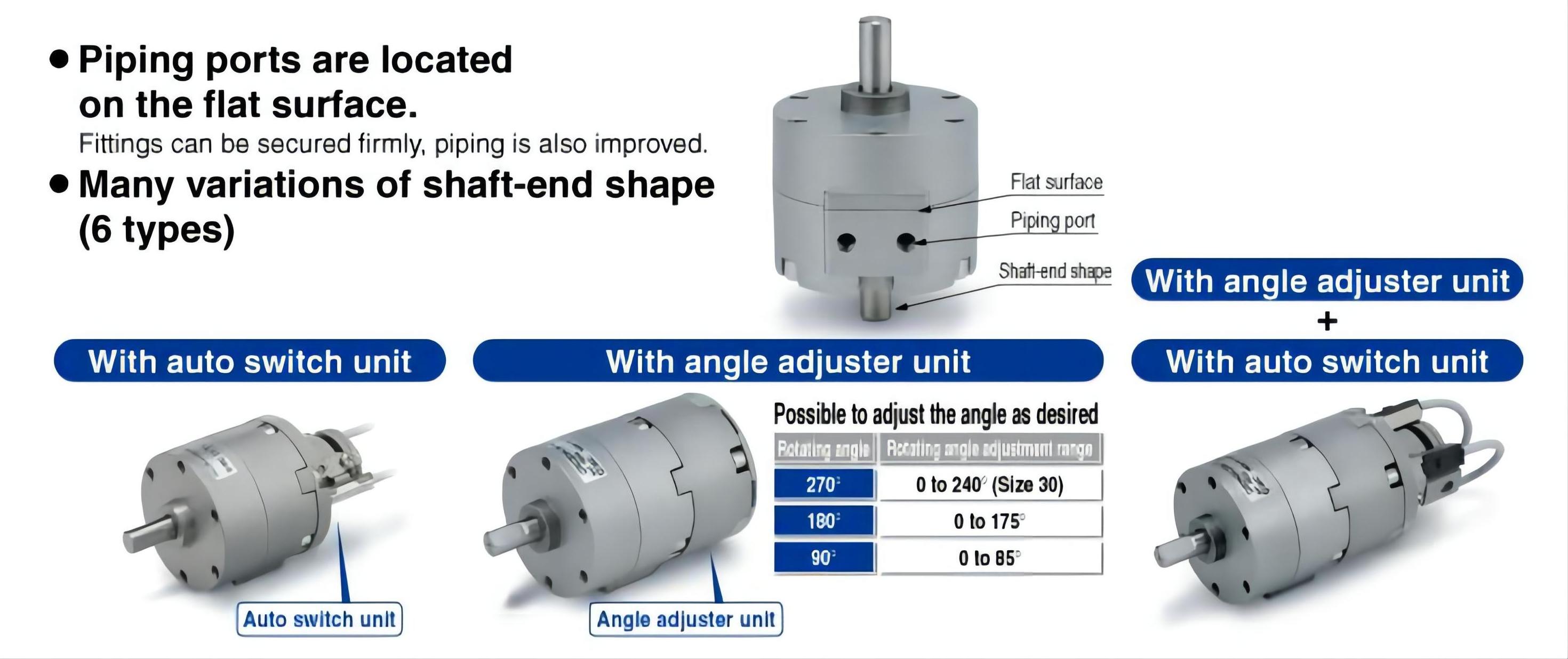 SMC Standard Type/Series CRBU2 Rotary Table