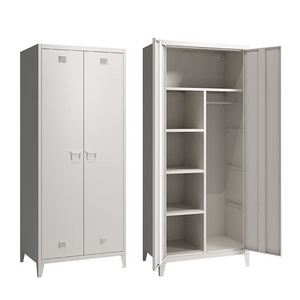 KD Furniture Steel Cupboard Portable Clothes Wardrobe For Bedroom