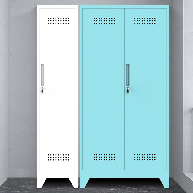 One Door Steel Clean Cabinet Lockable Broom Storage Cabinet