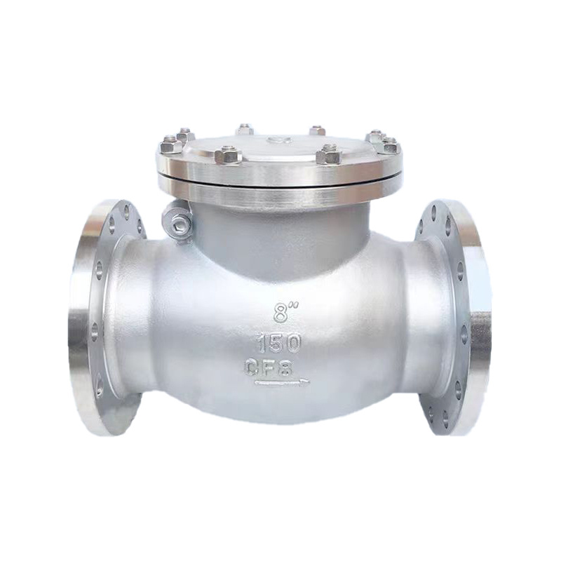 API stainless steel 304/316 Flanged end Swing Check Valve 4