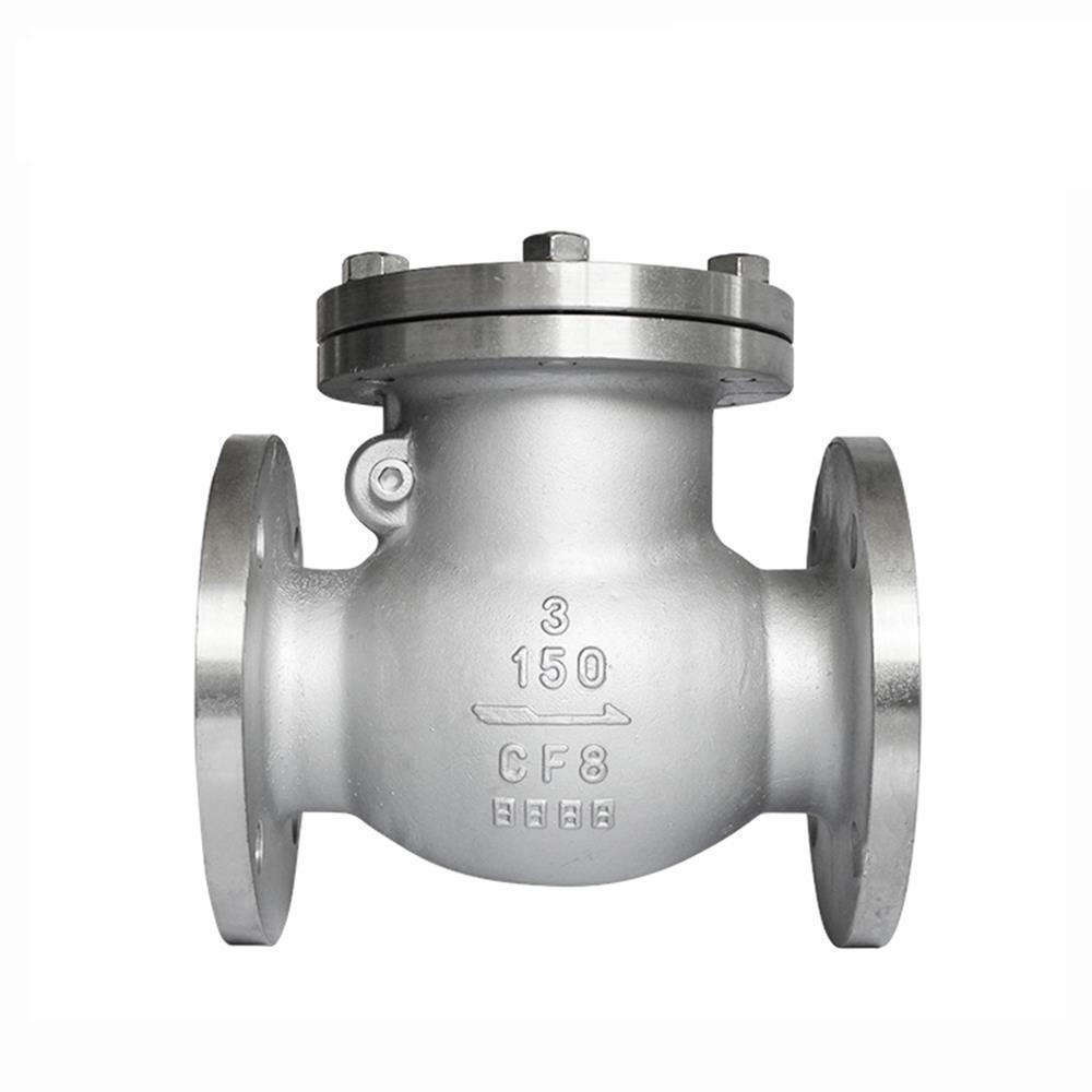 API stainless steel 304/316 Flanged end Swing Check Valve 4