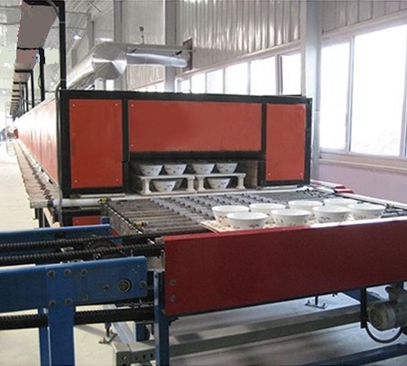 Industrial continuous ceramic brick making roller kiln glass ceramic metal annealing machinery