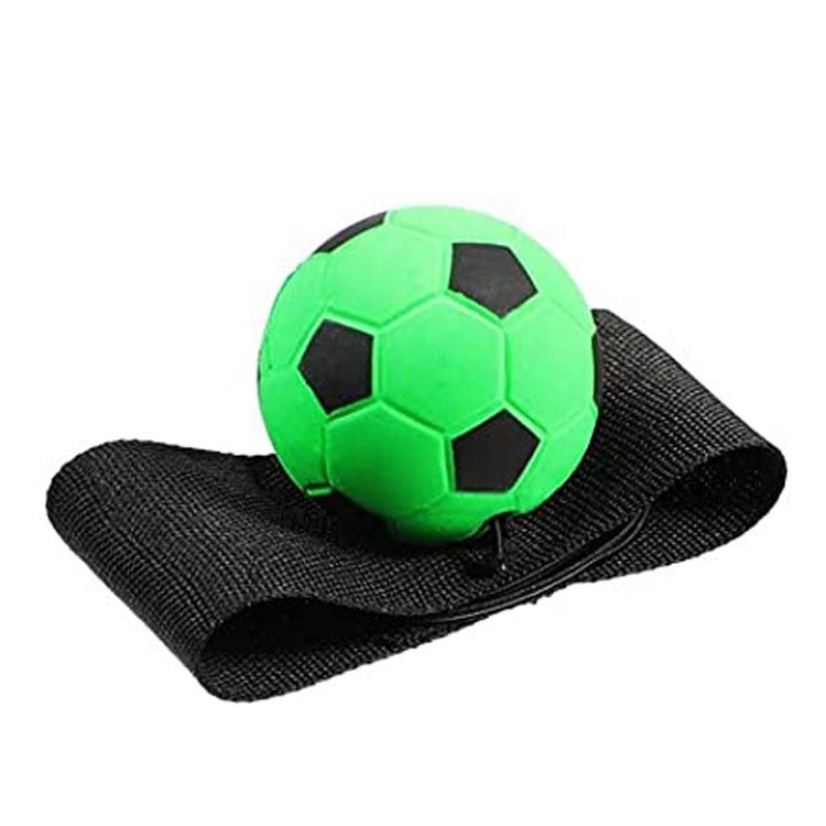 Rubber wrist threading rope rebound ball, wrist elastic ball, magic ball pressure reducing toy ball player throwing rebound ball