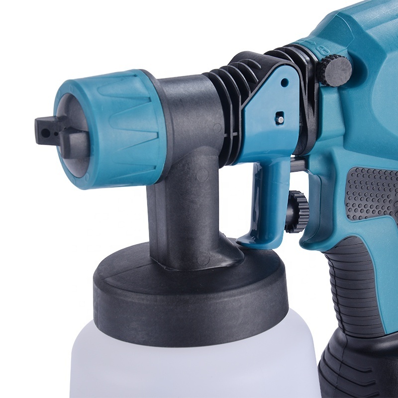 Cordless Power Tools  Paint Sprayer Gun 21V Battery 1000ML Multi Function Electric Hand Held Paint Gun Spray Gun