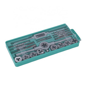 Micro 4 Way HSS M3 M4 M5 M6 M7 M8 M9 M10 M12 Taps Metric Spiral Flute Threading Metric Tap And Die Set