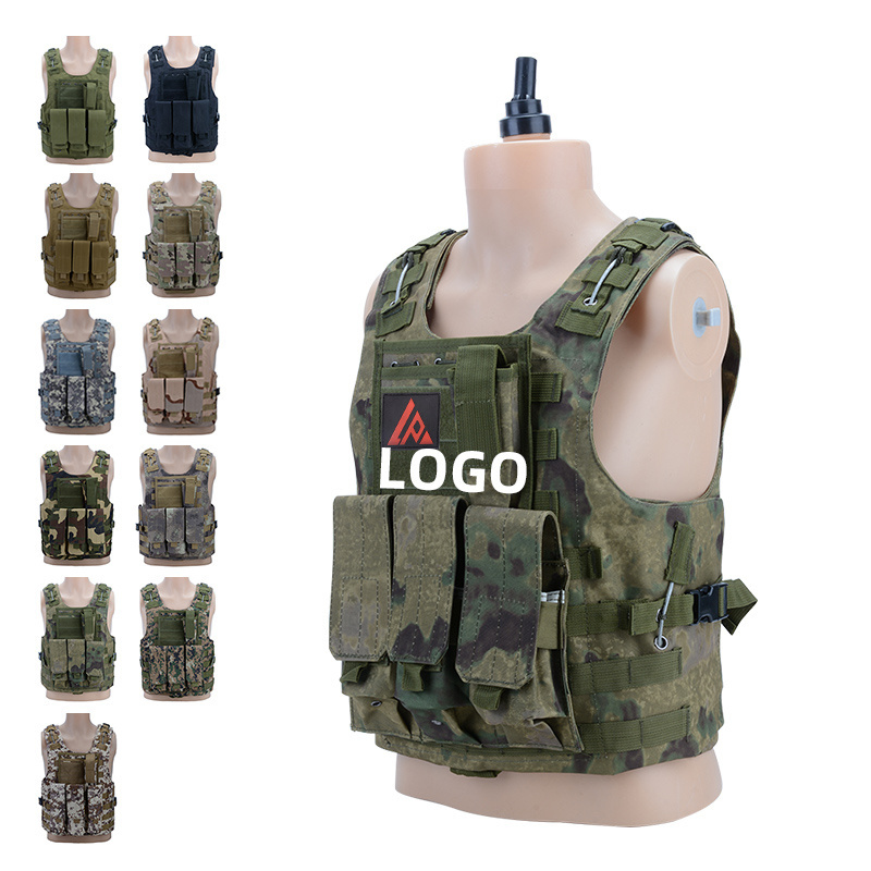 Action Union wholesale Plate Carrier Protective Molle Combat Tactical Vest With Mag Pouch For Wargame CS Vest wildbee