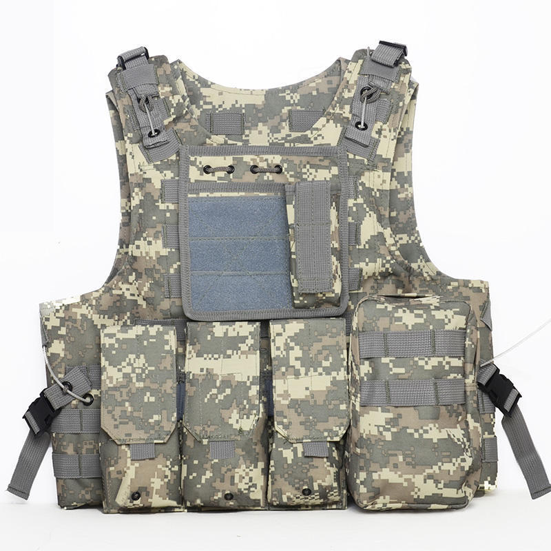 Custom Camouflage Side Release Buckle Security Outdoor Combat Plate Carrier Tactical Vest