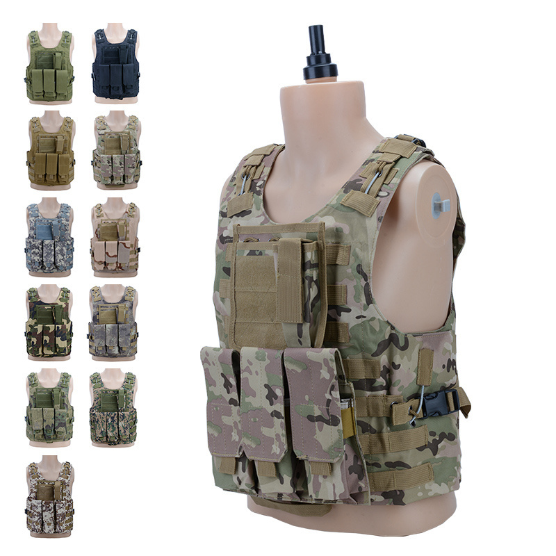 Multifunctional Tactical Gear Equipment Supplies Black Security Tactical Vest for Sale