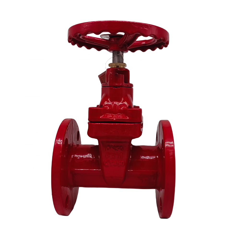 High Quality Ductile Cast Iron Hydrant Deluge  Fire Valves Flanged Gate Valves