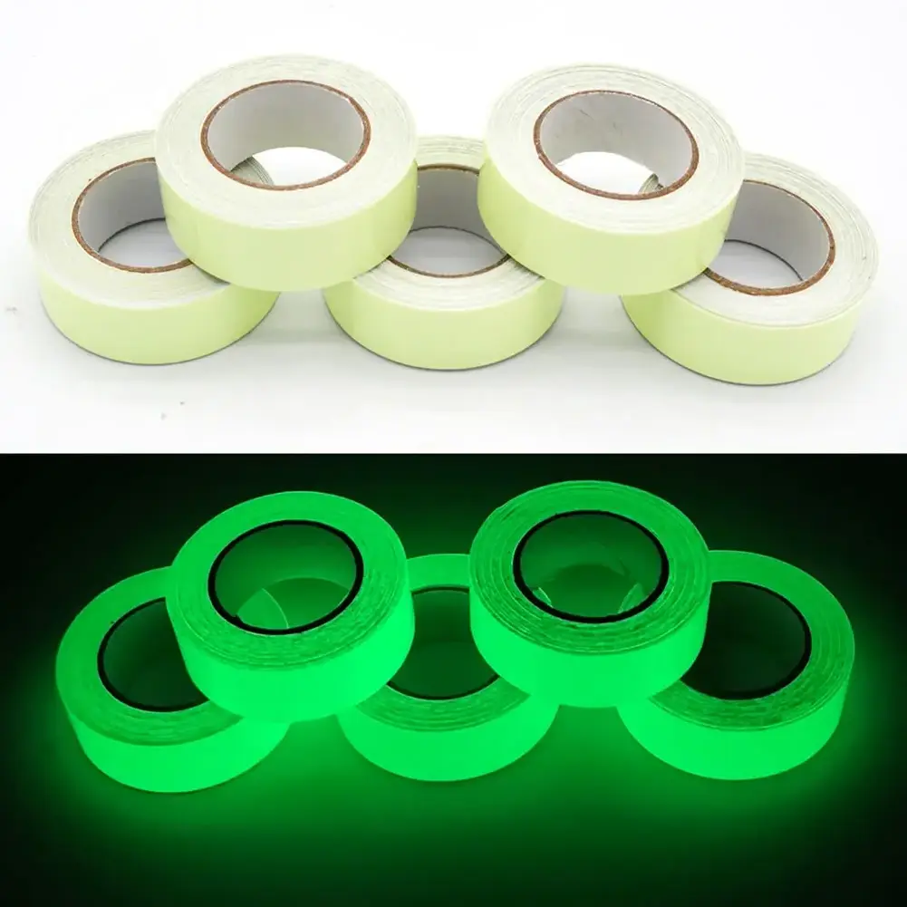 Factory Price Green Waterproof Night Self Adhesive Photoluminescent Self Luminous Tape Glow In The Dark Sticker