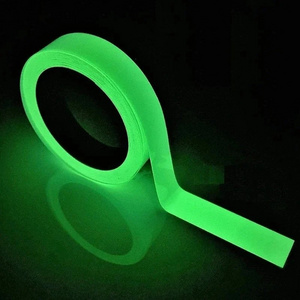 Factory Price Green Waterproof Night Self Adhesive Photoluminescent Self Luminous Tape Glow In The Dark Sticker