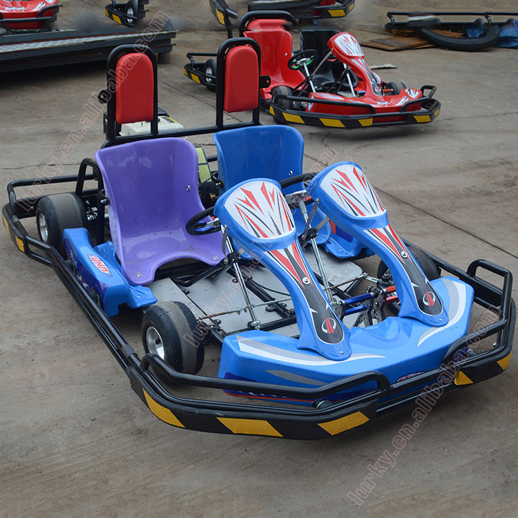 Thrill games machine gas powered go karts for adult 2 seater go kart for sale