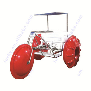 Water tourism used pedal water bike 3 big wheels water tricycle for sale