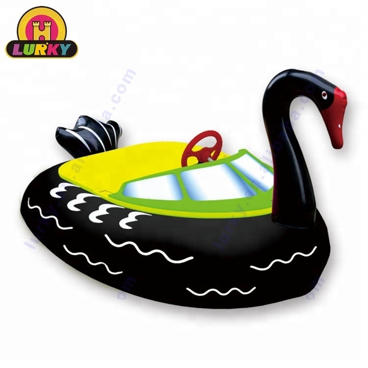 Water Play Equipment Electric Motor Bumper Boat With Water Gun  water bumper boat for sale