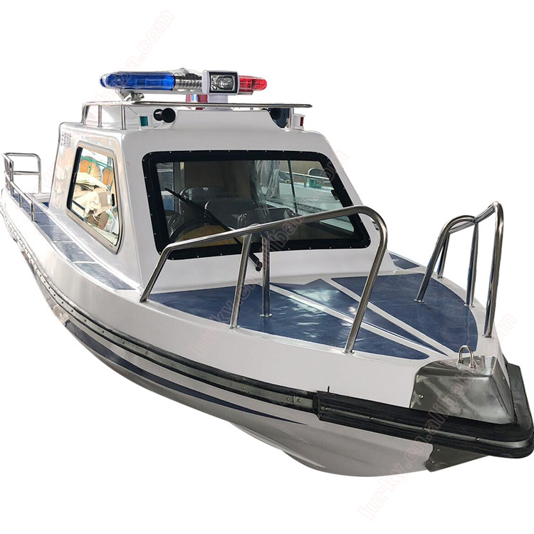 High quality small sport speed Half open fiberglass fishing boat for sale(520)