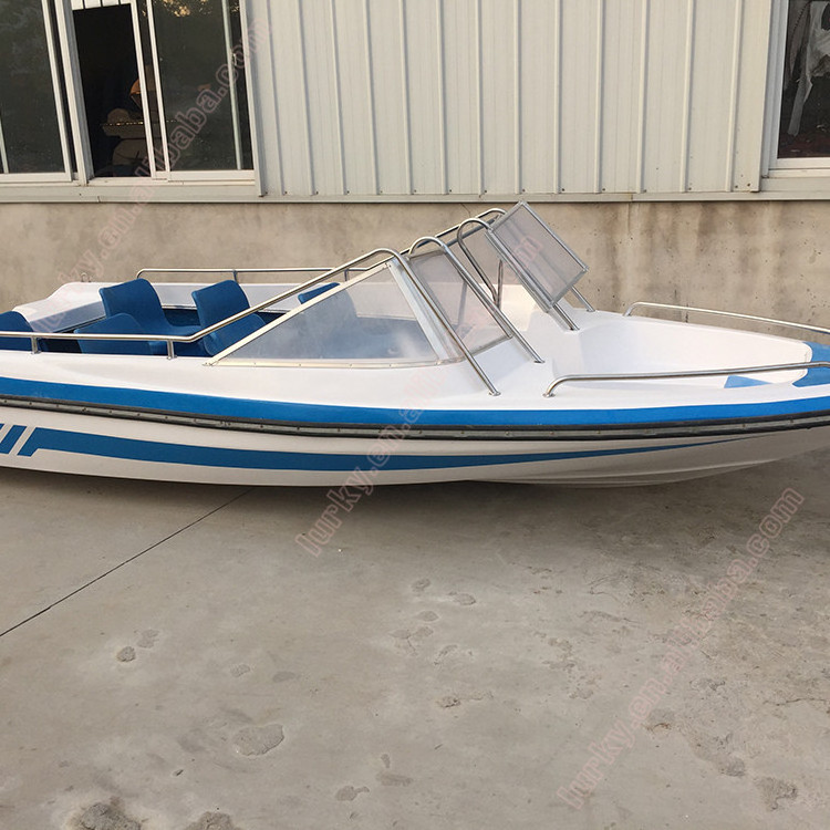 pleasure high speed cheap price fishing fiberglass small speed boat with nice quality