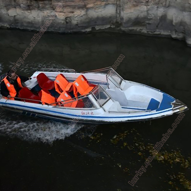 pleasure high speed cheap price fishing fiberglass small speed boat with nice quality