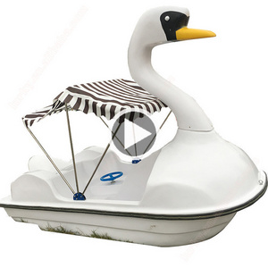 Good quality customized design 2persons fiberglass water bike pedal boat