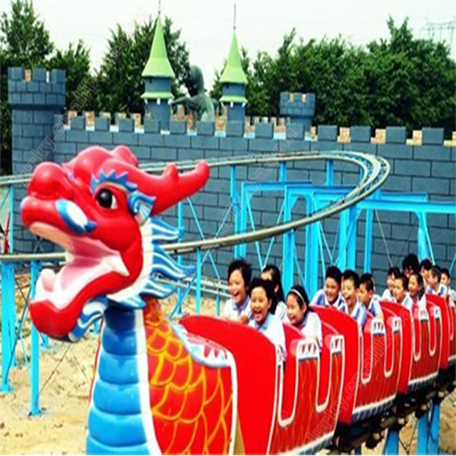 New kids games amusement roller coaster used kiddie ride backyard roller coaster ride for sale