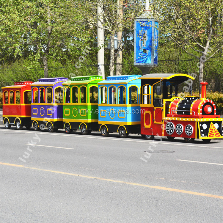 Low Price Mall Train Trackless Rides Amusement Park Equipment Kiddie Trackless Train For Sale