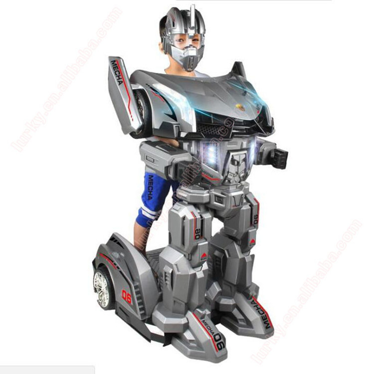 Factory Best Price Kiddie Robot Attractive Children Shopping Mall Walking Robot Ride