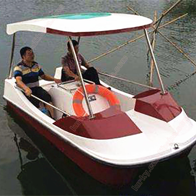 Kids Water paddle wheel pedal foot powered boat 4 Person Paddle water sports equipment