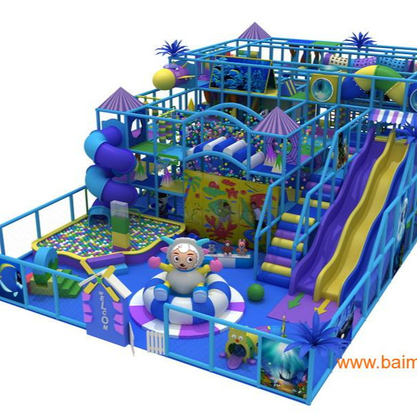 Factory direct new style used mcdonalds indoor playground equipment naughty castle for sale