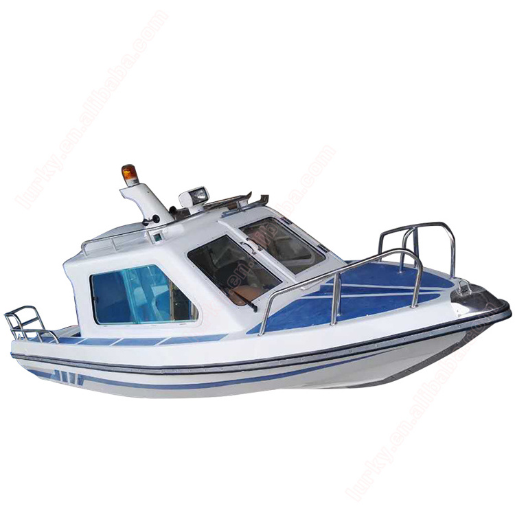 High quality small sport speed Half open fiberglass fishing boat for sale(520)