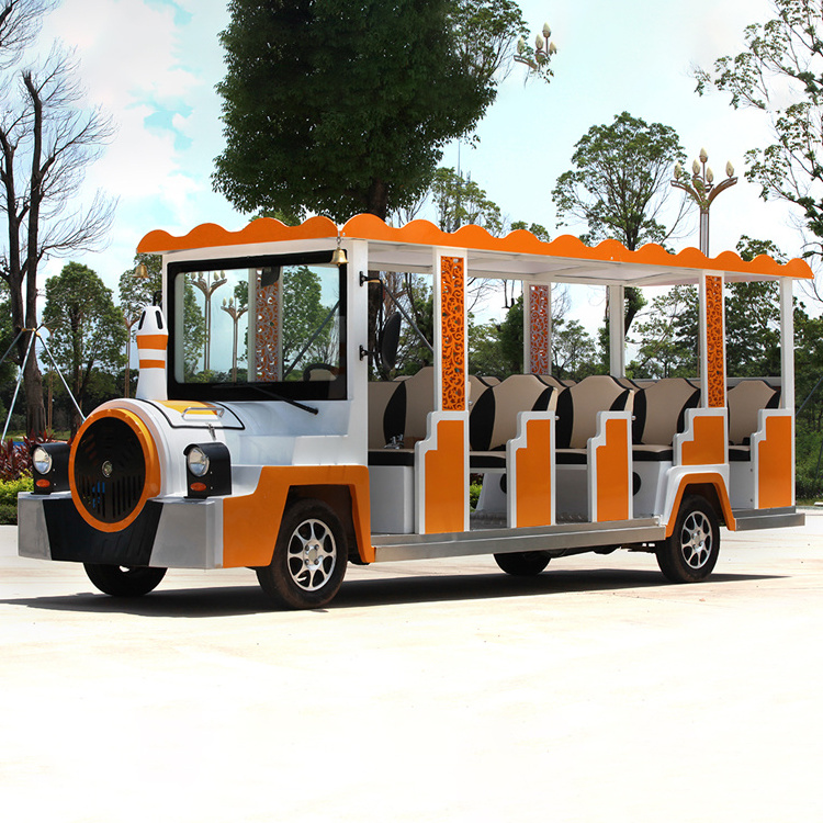 CE  Approved  Park Tour  Road Electric Sightseeing  Tourist Train for sale