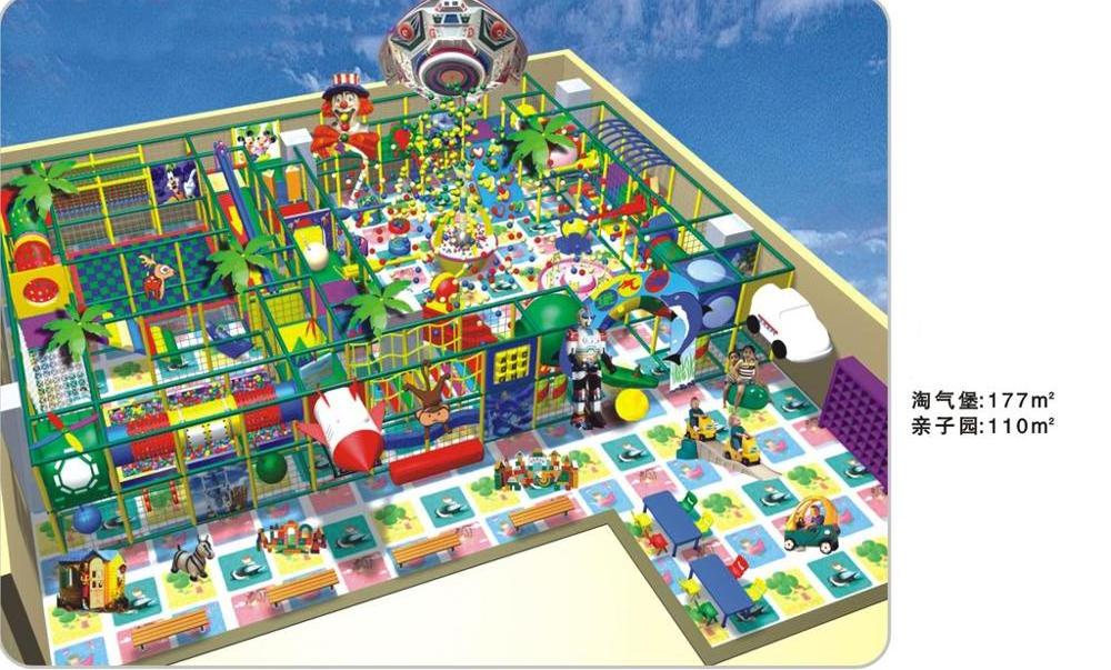 Factory direct new style used mcdonalds indoor playground equipment naughty castle for sale