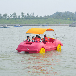 New design amusement equipment plastic electric pedal boat for sale