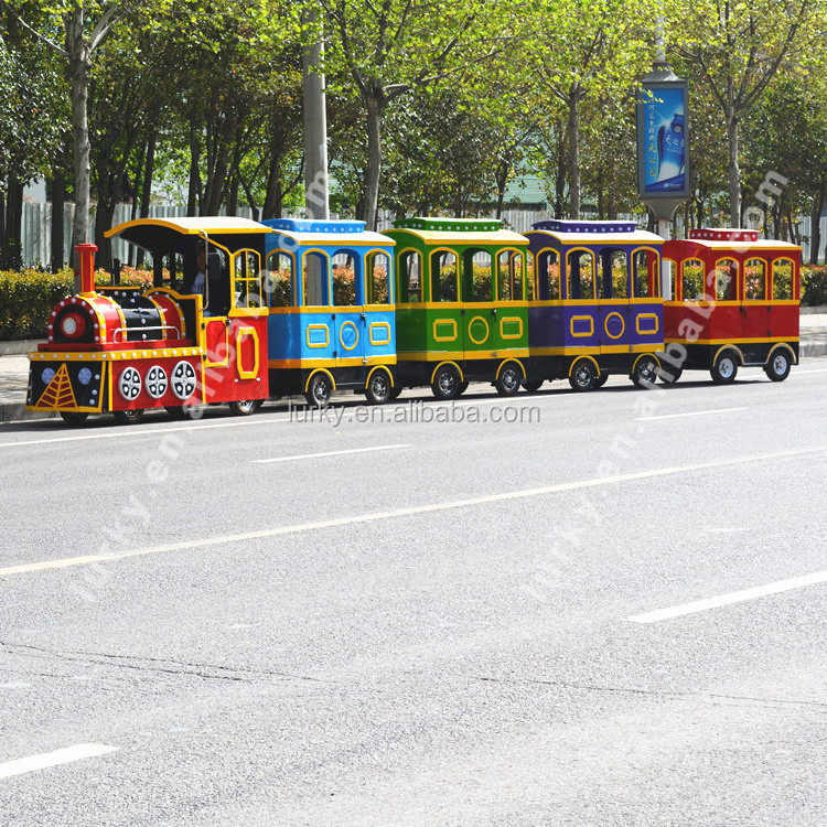 Low Price Mall Train Trackless Rides Amusement Park Equipment Kiddie Trackless Train For Sale