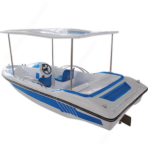 Lurky New design cheap price mini  passenger electric sightseeing tour boat on  sale