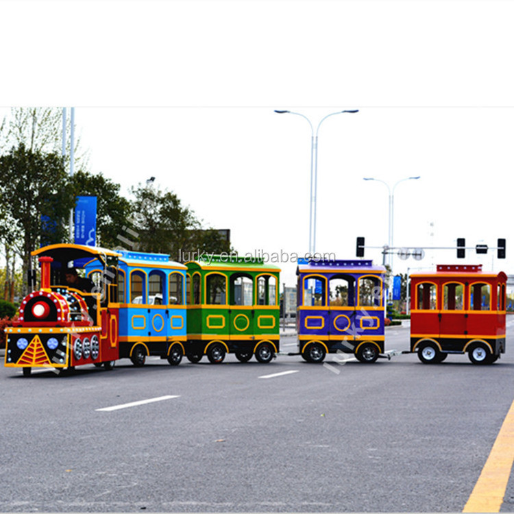 Low Price Mall Train Trackless Rides Amusement Park Equipment Kiddie Trackless Train For Sale