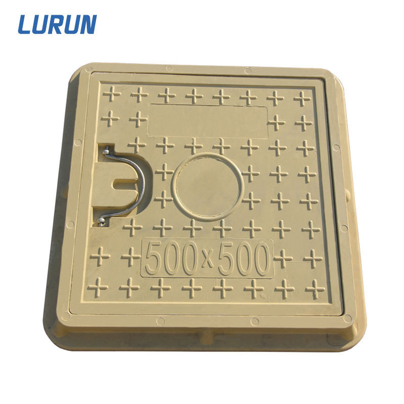 Square Composite Manhole Cover EN124 D400/Plastic Manhole Cover/Waterproof Manhole Cover