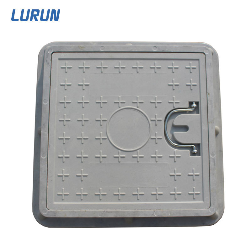 Square Composite Manhole Cover EN124 D400/Plastic Manhole Cover/Waterproof Manhole Cover