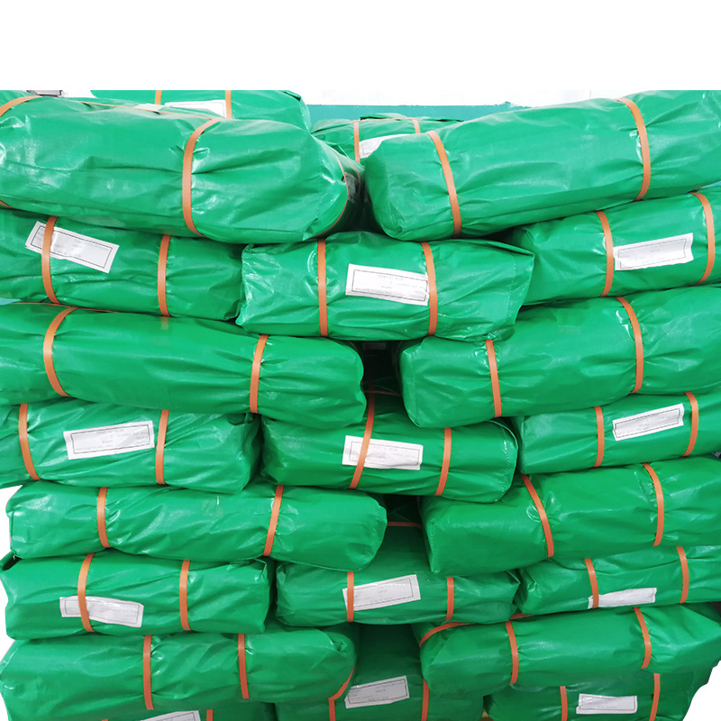 Round Bale Silver Heavy Duty Breathable Hay Tarps with Eyelets for Covers