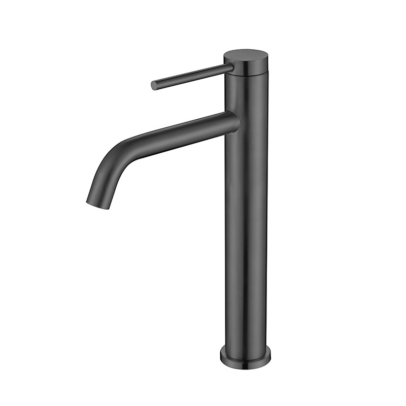 High Quality SUS304 Contemporary Basin Mixer Single Handle Faucet Deck Mounted for Wash Basin Faucet