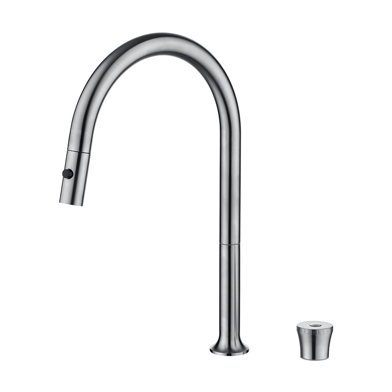 Lusa Kitchen Mixer with Pullout Sprayer SUS304 Sink Water Tap Mixer for Kitchen Stainless Steel Kitchen Faucet