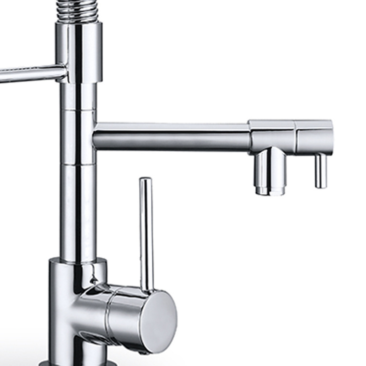 Lusa Drinking water for kitchen multi function pull out spring 3 way water tap spring loaded kitchen faucets