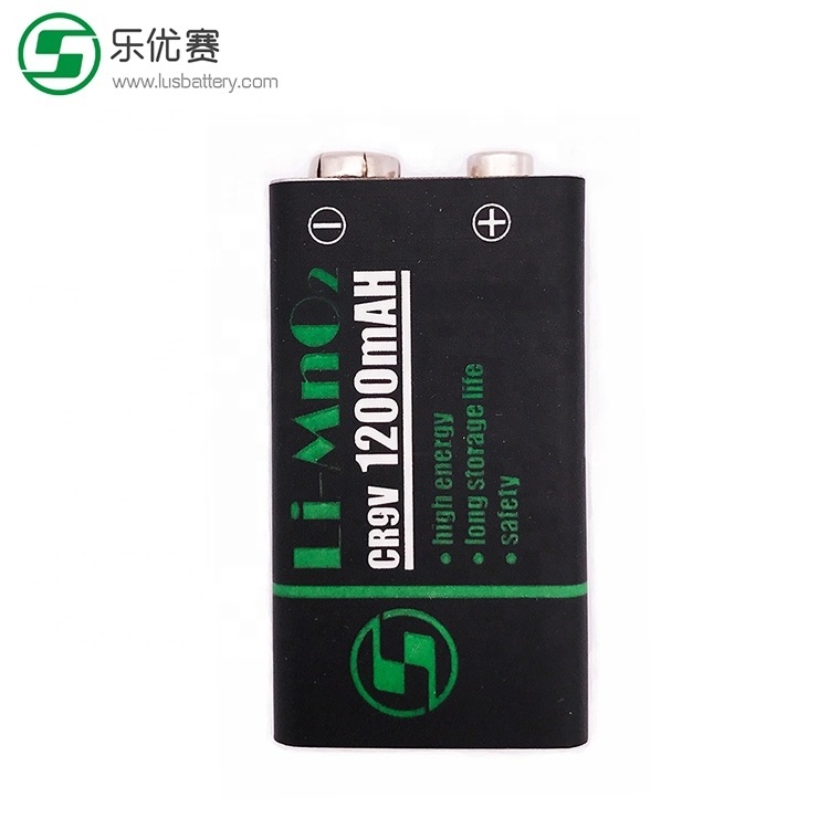 CR9V/P 9 V / PP3 battery Lithium 1200 mAh 9 V Primary Lithium Li-Mn Battery CR9V 1200mah